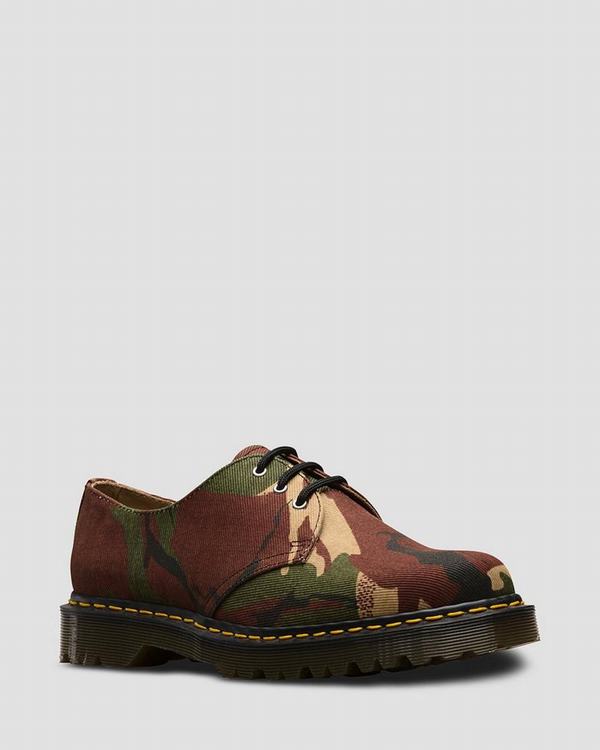 Dr Martens Dámské Polobotky 1461 Camo Lickwax Maskáčové, CZ-381426